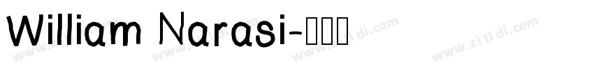 William Narasi字体转换